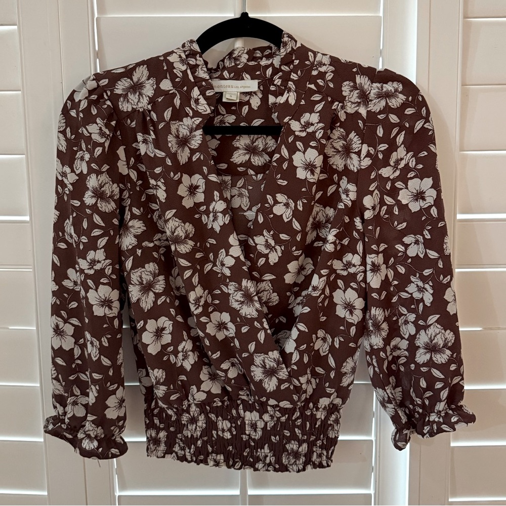 Casual Floral Blouse ➰
